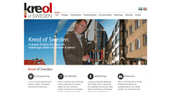 Desktop Screenshot of kreol.se